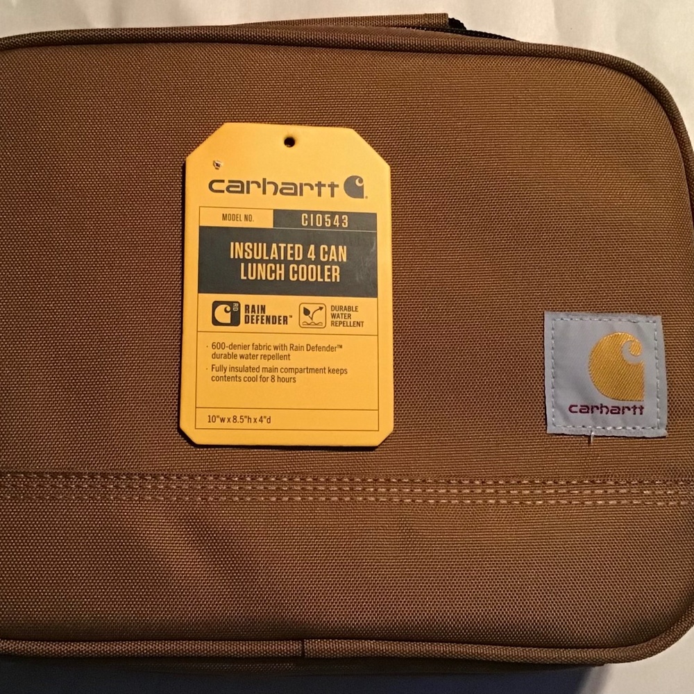 Only one left! CARHARTT INSULATED 4 CAN LUNCH COOLER